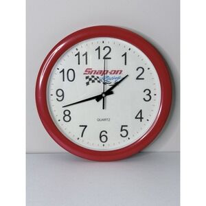 Vintage Snap-on Racing Wall Clock 1990's Snap-On Tools Racing